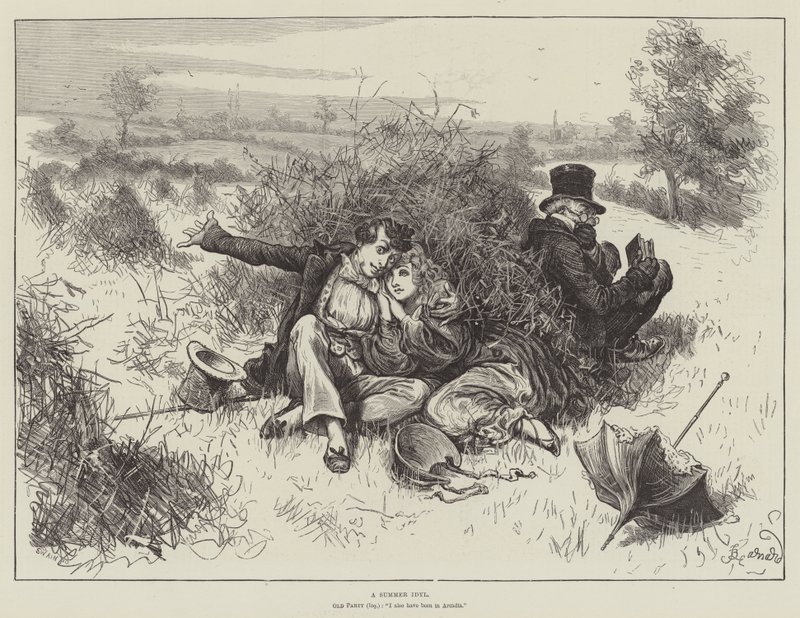 Een zomeridylle door Frederick Barnard