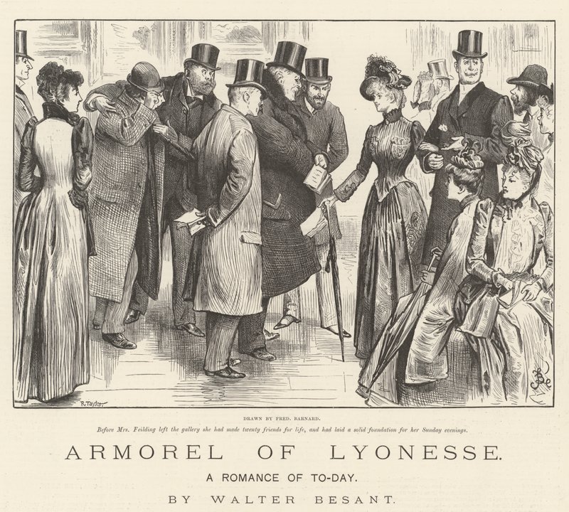 Armorel van Lyonesse, Een Romantiek van Vandaag, door Walter Besant door Frederick Barnard