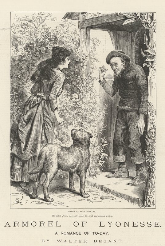 Armorel van Lyonesse, Een romance van vandaag, door Walter Besant door Frederick Barnard