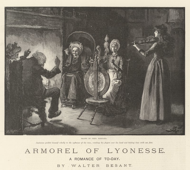 Armorel van Lyonesse, Een Romantiek van Vandaag, door Walter Besant door Frederick Barnard
