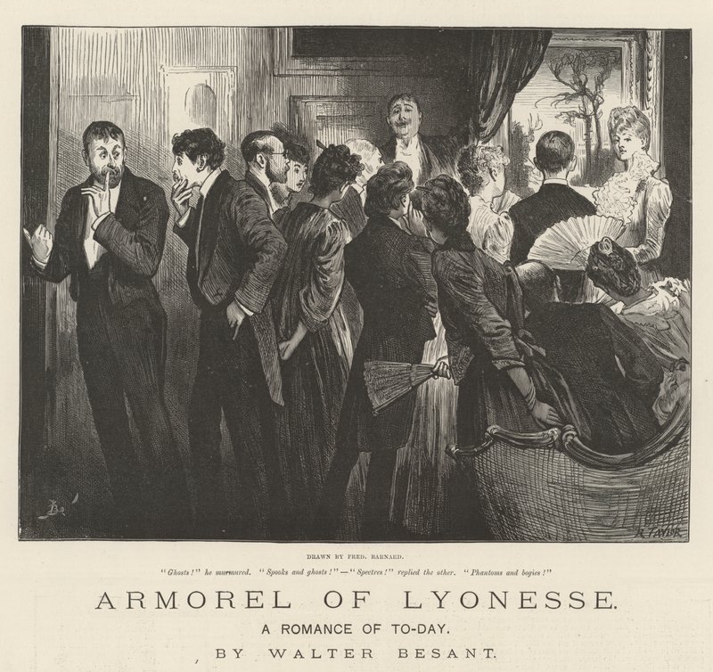 Armorel van Lyonesse, Een Romantiek van Vandaag, door Walter Besant door Frederick Barnard
