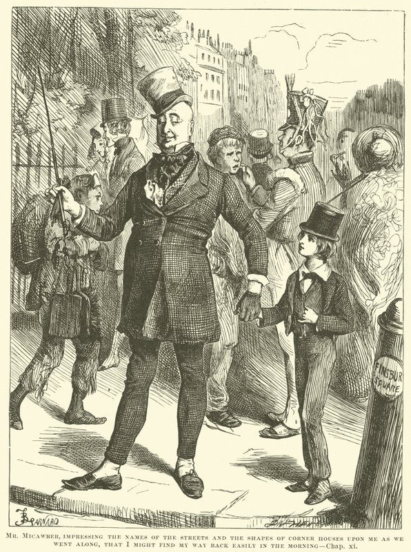 Mr Micawber door Frederick Barnard