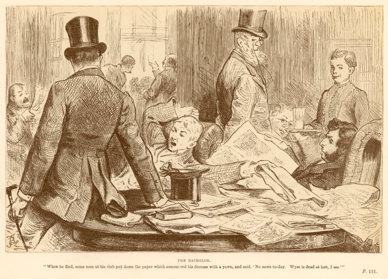 De Vrijgezel door Frederick Barnard
