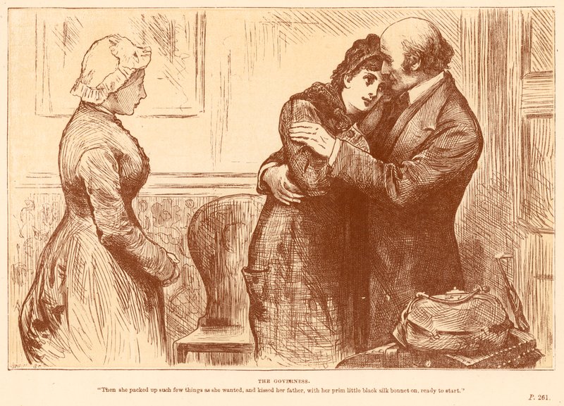 De gouvernante door Frederick Barnard