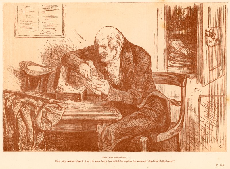 De verkwister door Frederick Barnard