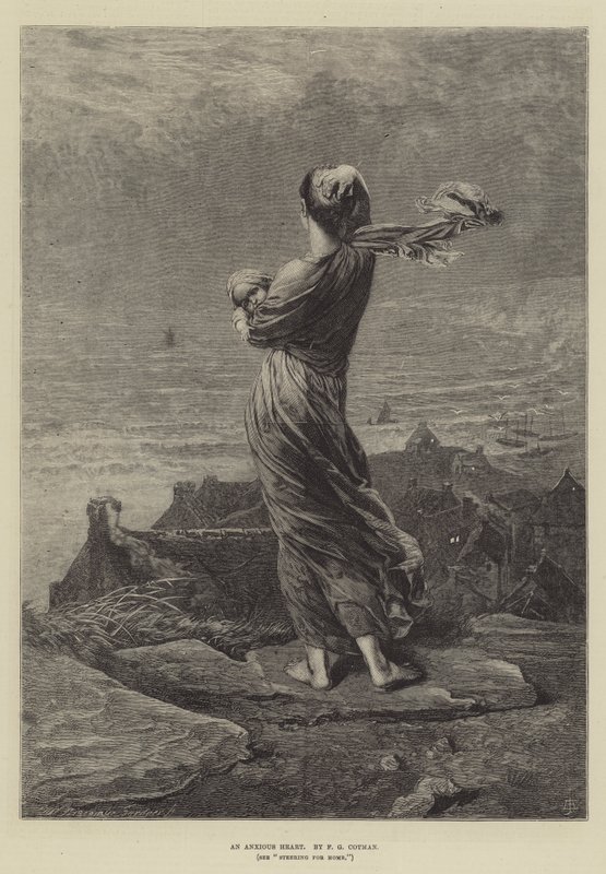 Een angstig hart door Frederick George Cotman