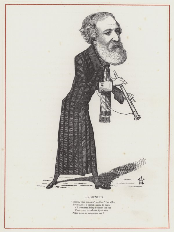 Robert Browning door Frederick Waddy