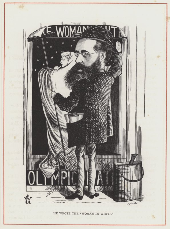 Wilkie Collins door Frederick Waddy