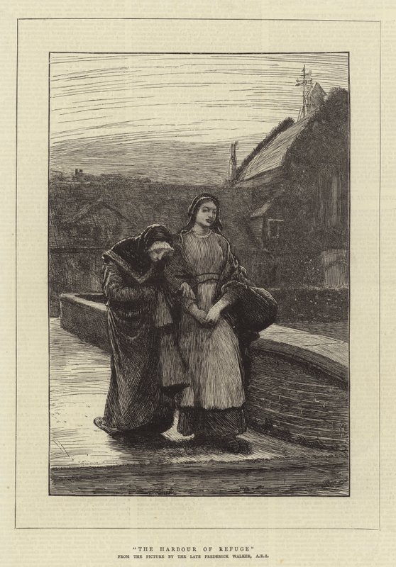 De haven van toevlucht door Frederick Walker