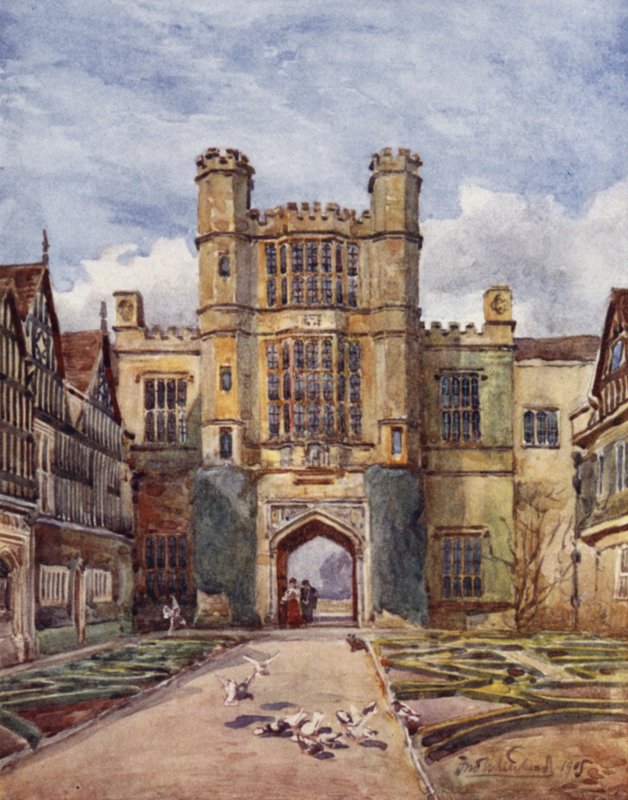 Coughton Court door Frederick William Newton Whitehead