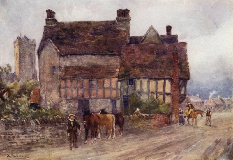 Dronken Bidford door Frederick William Newton Whitehead