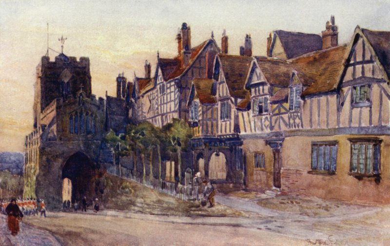 Leicesters Hospital, Warwick door Frederick William Newton Whitehead