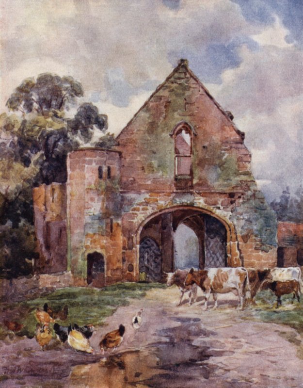Maxstoke Priorij door Frederick William Newton Whitehead