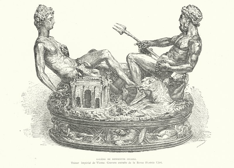 Cellini Zoutvat, 1543 door French School