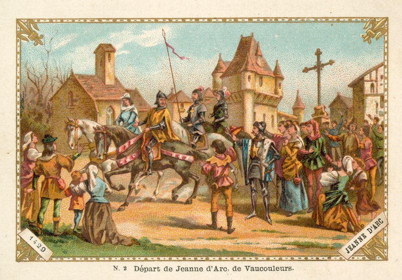 Vertrek van Jeanne d
