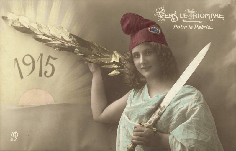 1915, Vers Le Triomphe, Pour La Patrie door French Photographer
