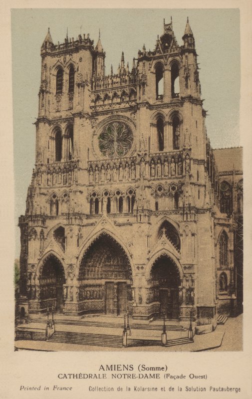 Amiens, Kathedraal Notre Dame door French Photographer
