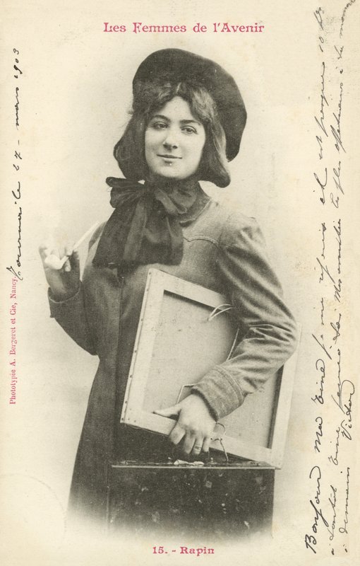 Kunstenaar, vrouw van de toekomst door French Photographer