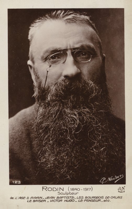 Auguste Rodin, Franse beeldhouwer door French Photographer