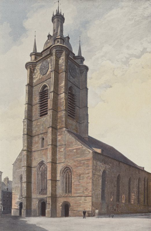 Avesnes-sur-Helpe, Kerk, Zuidwestelijk geheel door French Photographer