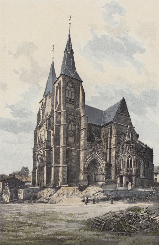 Avioth, kerk, zuidwestzijde door French Photographer