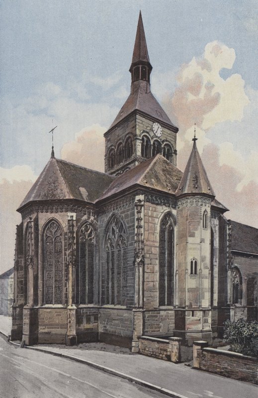 Ceffonds, Kerk, Apsis, Kant N door French Photographer