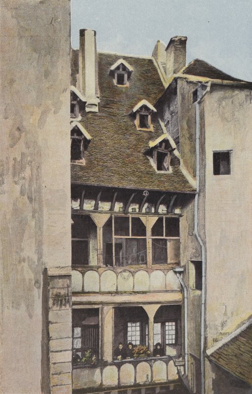 Chalon-sur-Saône, Huis met 5 Zolders door French Photographer