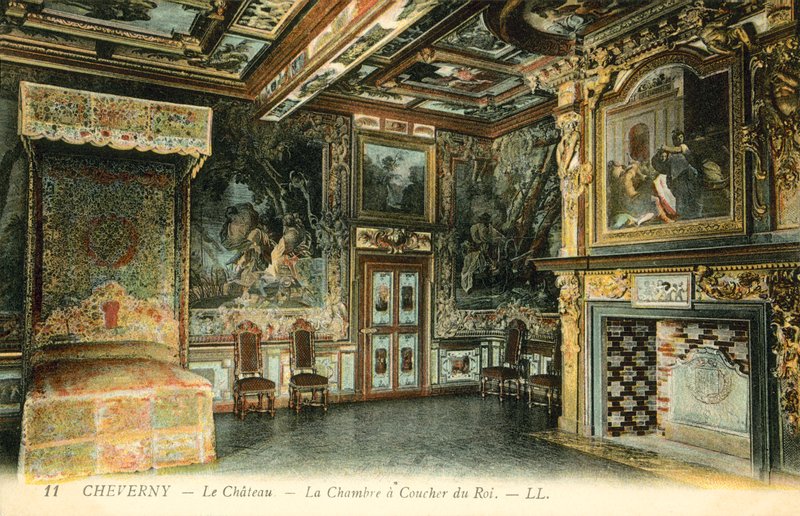 Cheverny, Kasteel, Koningsslaapkamer door French Photographer