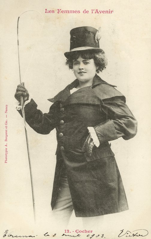 Koetsier, vrouw van de toekomst door French Photographer