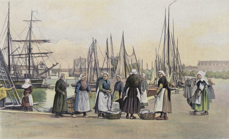 Concarneau, De haven door French Photographer