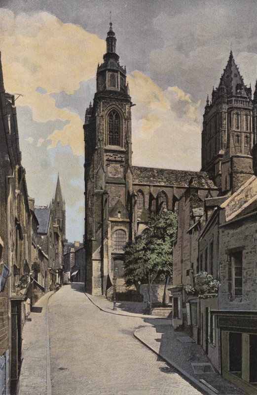 Coutances, Sint-Pieterskerk door French Photographer