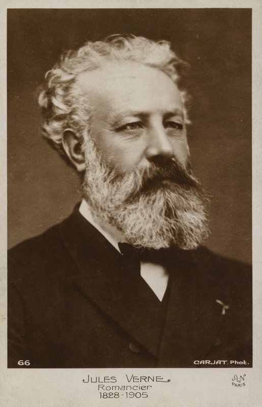 Jules Verne (1828-1905), Franse romanschrijver door French Photographer
