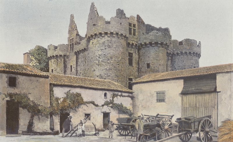 Le Breuil-sous-Argenton, Ruïnes van het Kasteel van Beaupinay door French Photographer