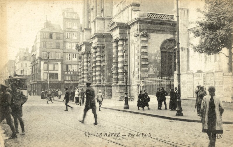 Le Havre, Rue de Paris door French Photographer