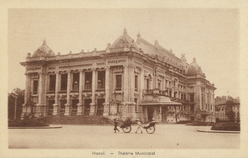 Gemeentelijk Theater, Hanoi, Frans Indochina door French Photographer