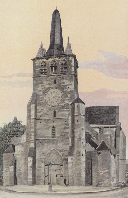 Mussy-sur-Seine, Kerk, Ensemble W door French Photographer