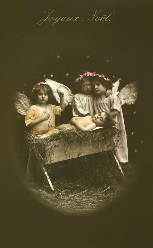 Kerstkaart Geboorte door French Photographer