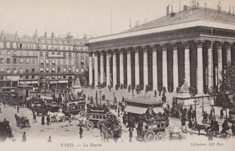 Parijs, La Bourse door French Photographer