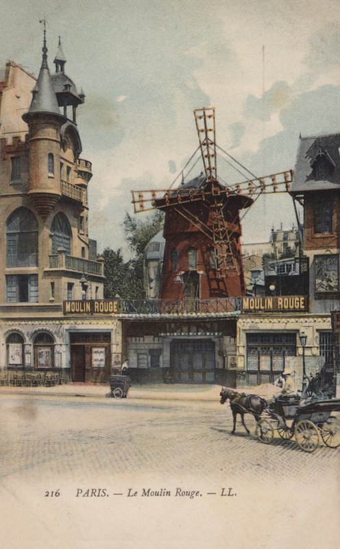 Parijs, De Moulin Rouge door French Photographer
