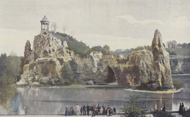 Parijs, park Buttes-Chaumont door French Photographer