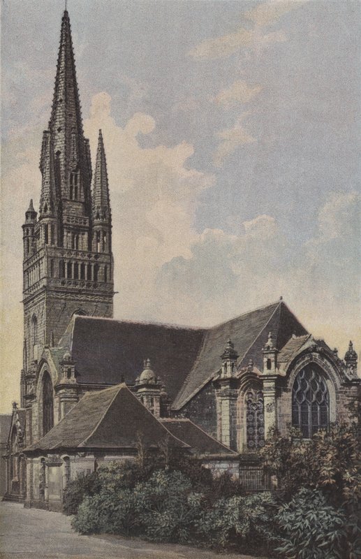Ploare, Kerk, apsiszijde door French Photographer
