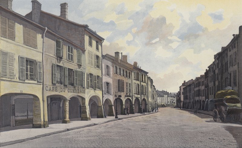 Remiremont, de Grote Straat door French Photographer