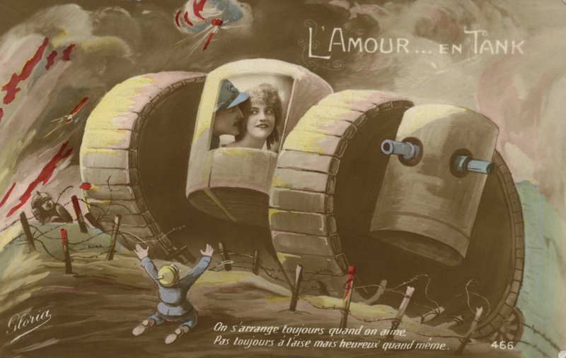 Romantiek in een tank door French Photographer