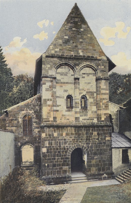 Saint-Dié, kerk Notre-Dame, westgevel door French Photographer