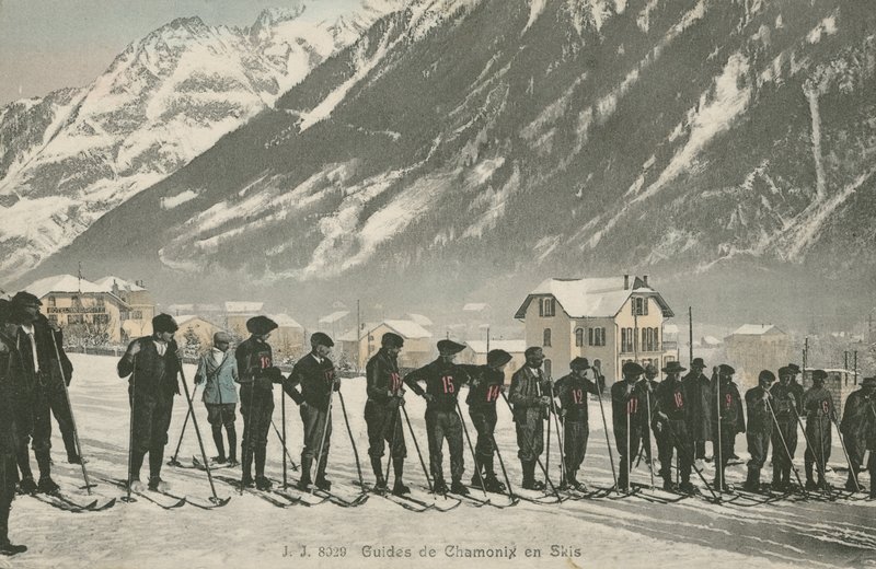 Skileraren in Chamonix door French Photographer