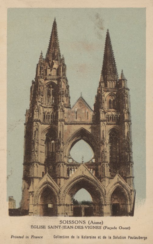Soissons, Kerk Saint Jean Des Vignes door French Photographer