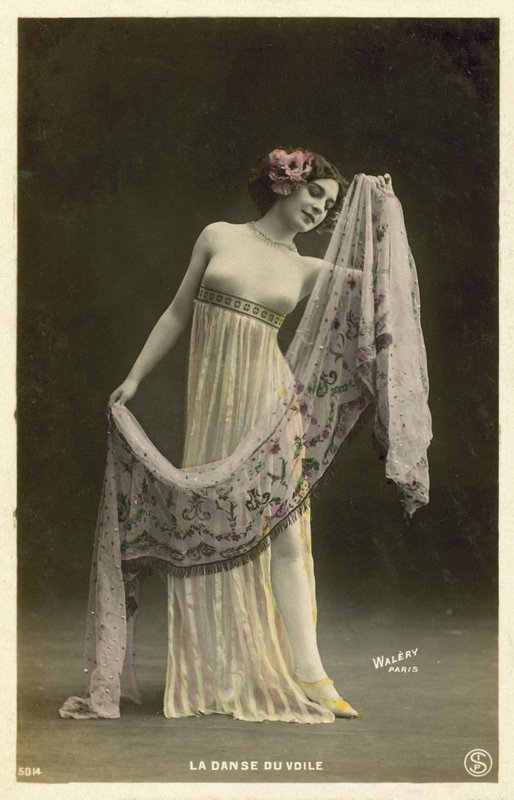 De dans van de sluier door French Photographer