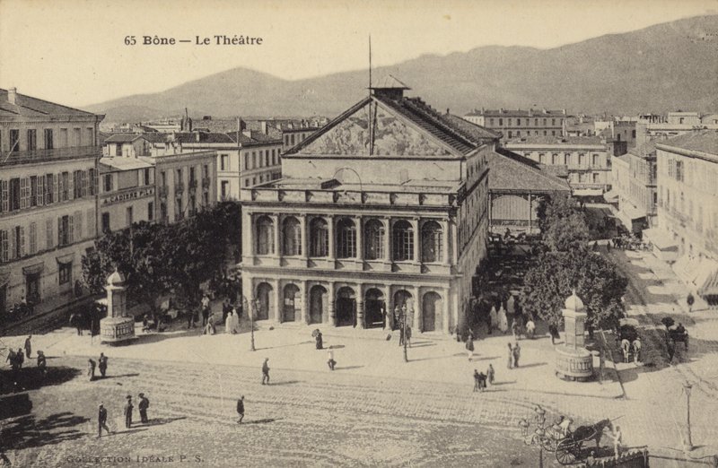 Het theater, Bone, Algerije door French Photographer