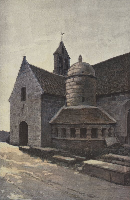 Tregastel, Kerk en ossuarium door French Photographer