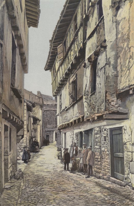Varen, Een oude straat door French Photographer